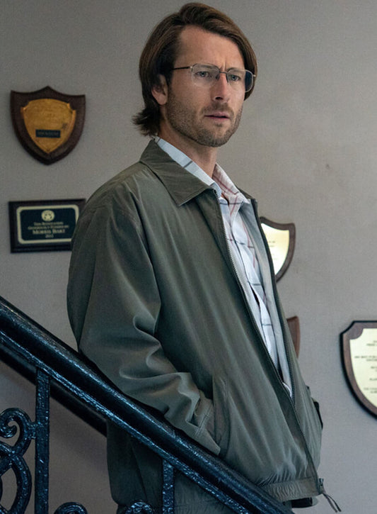 Harpoon Gary Johnson Inspired Green Cotton Polyester Fabric Cotton Jacket - Hit Man Style