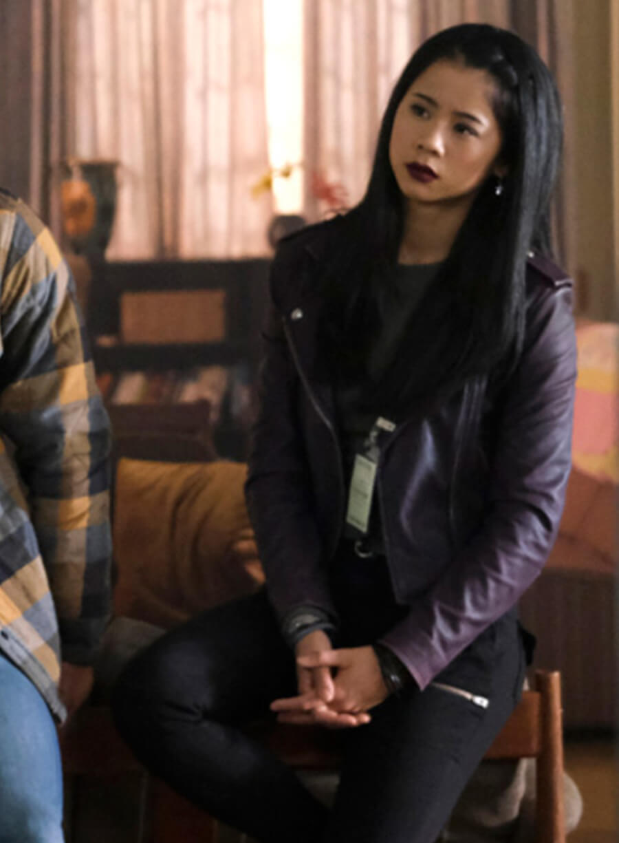 Harpoon George Fayne Inspired Black Leather Jacket - Nancy Drew Style
