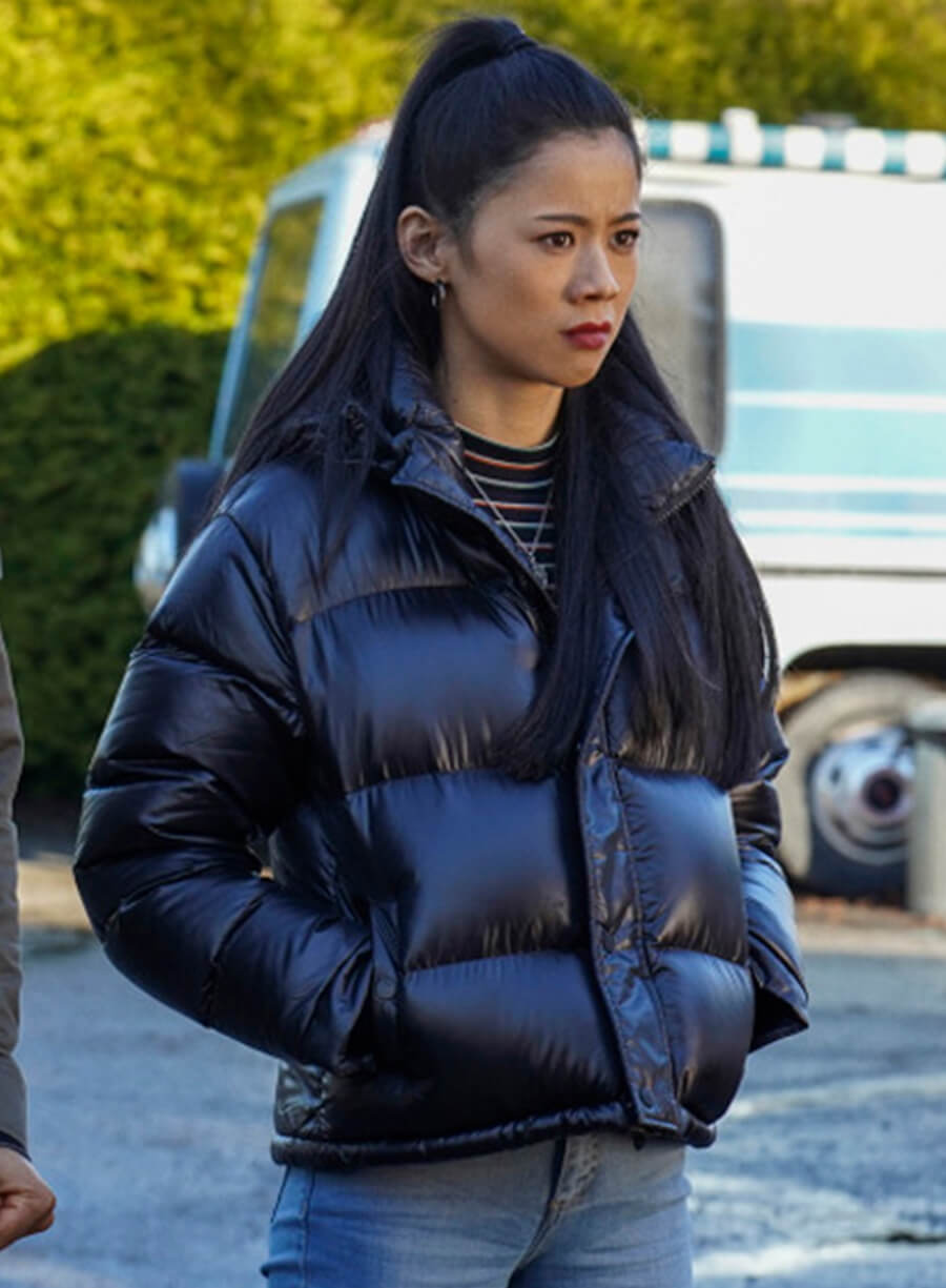 Harpoon George Fayne Inspired Black Hooded Jacket - Nancy Drew Style