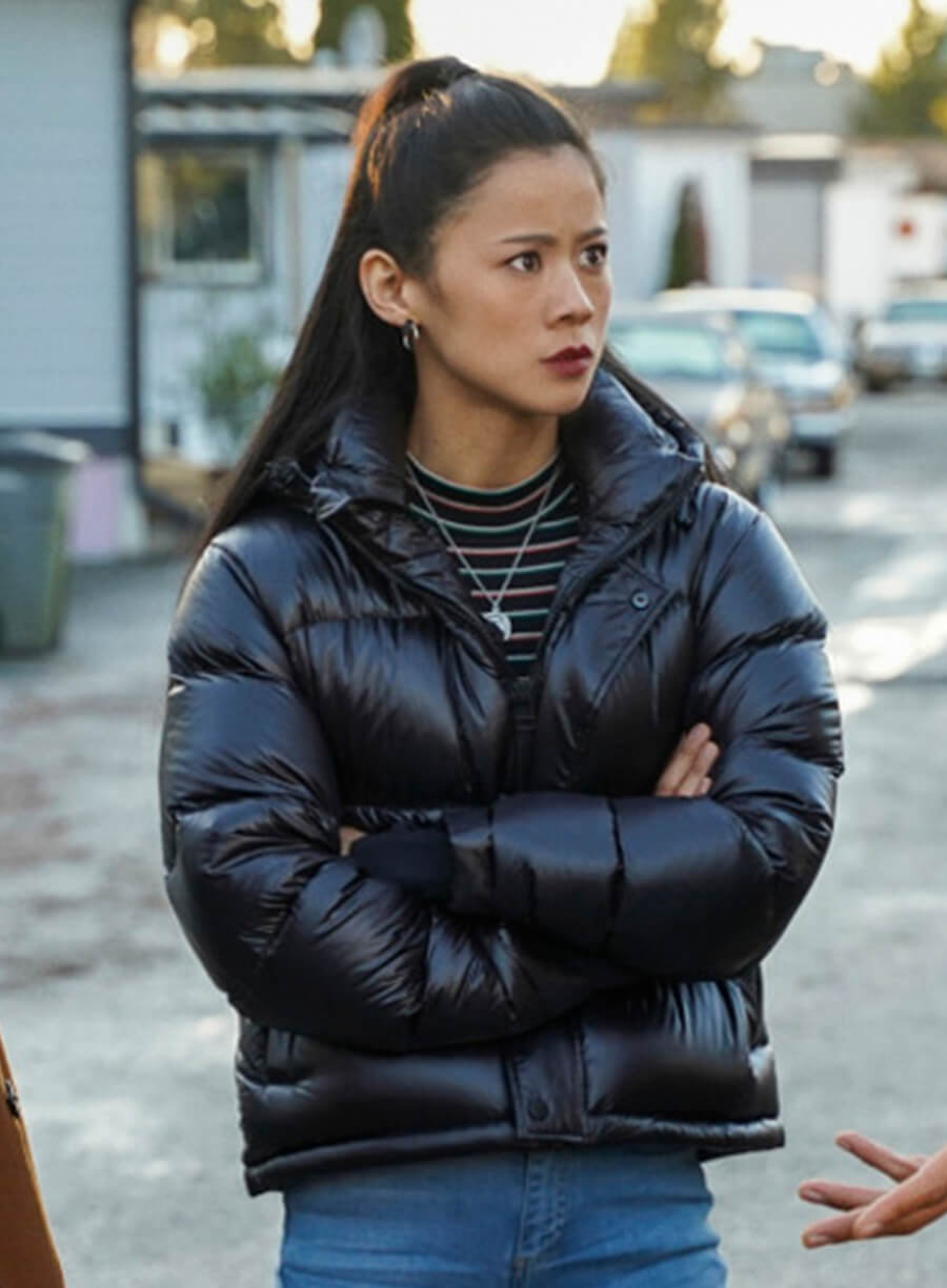 Harpoon George Fayne Inspired Black Hooded Jacket - Nancy Drew Style