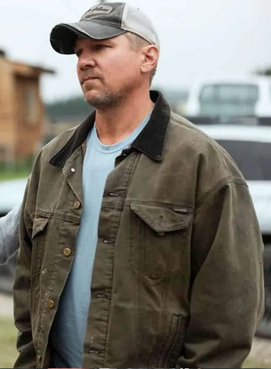 Harpoon George Walter Inspired Green Cotton Fabric Cotton Jacket - My Life with the Walter Boys Style