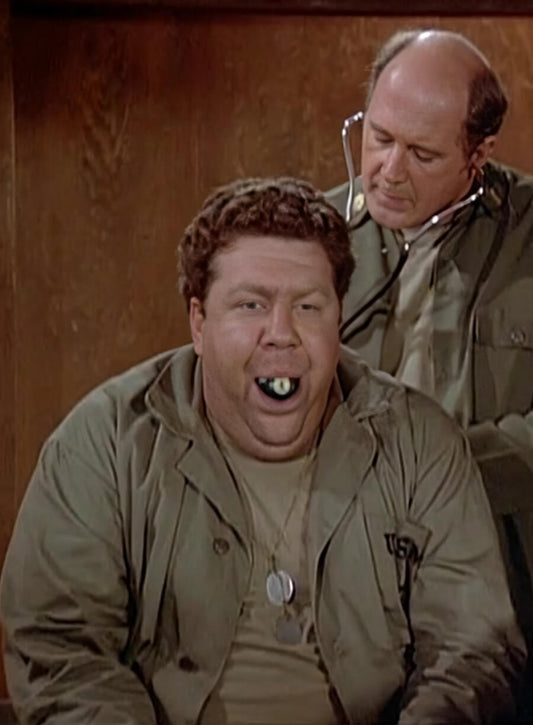 Harpoon George Wendt Inspired Grey Cotton Fabric Cotton Jacket - M*A*S*H Style