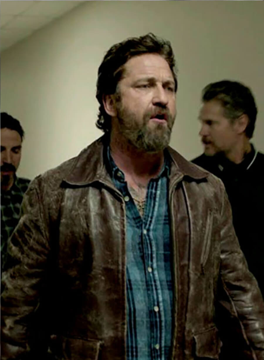 Harpoon Big Nick Inspired Brown Leather Jacket - Den of Thieves Style