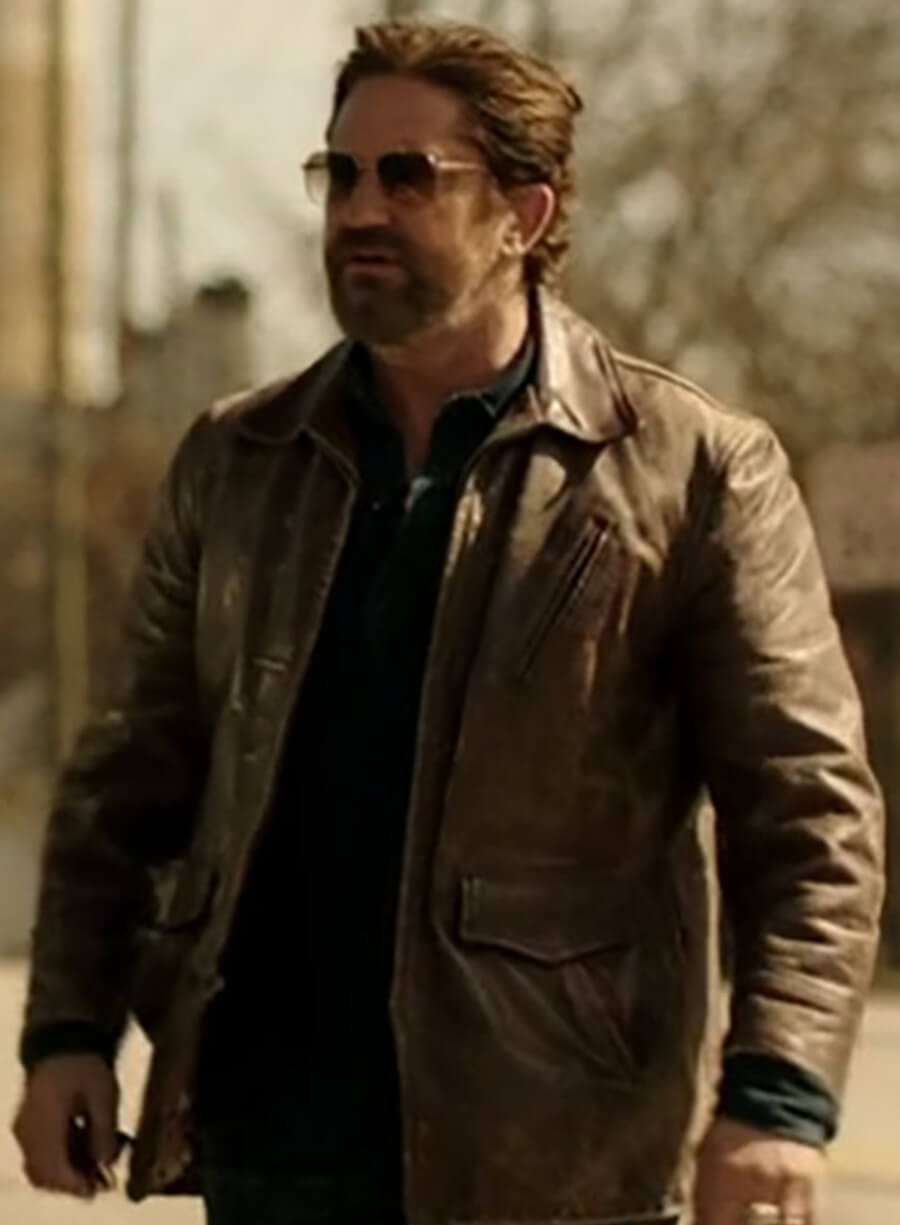 Harpoon Big Nick Inspired Brown Leather Jacket - Den of Thieves Style
