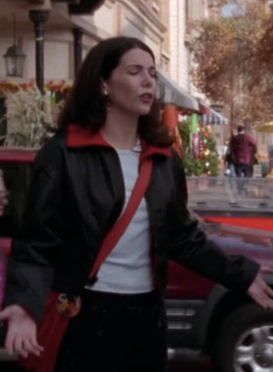 Harpoon Lorelai Gilmore Inspired Black Leather Jacket - Gilmore Girls Style