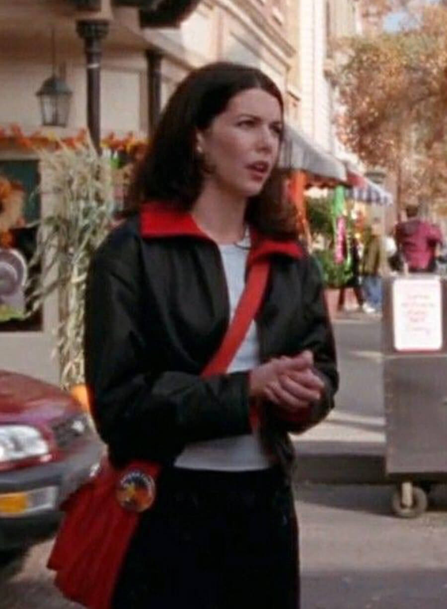 Harpoon Lorelai Gilmore Inspired Black Leather Jacket - Gilmore Girls Style