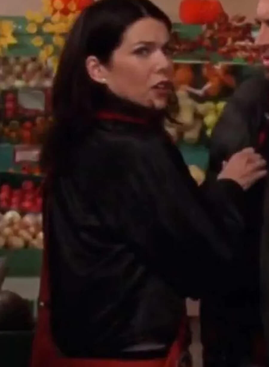 Harpoon Lorelai Gilmore Inspired Black Leather Jacket - Gilmore Girls Style