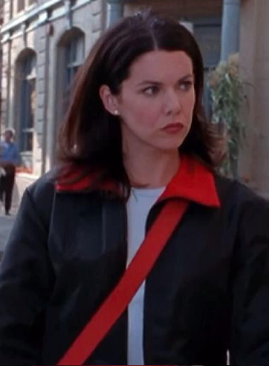 Harpoon Lorelai Gilmore Inspired Black Leather Jacket - Gilmore Girls Style