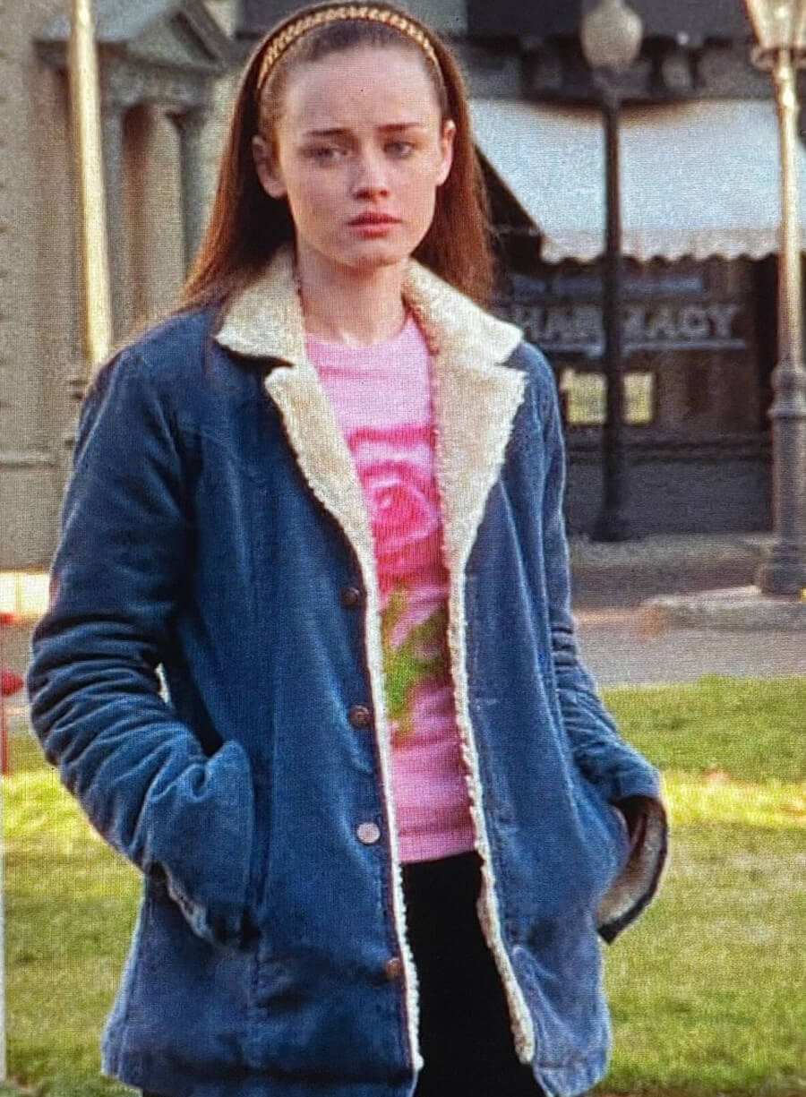 Harpoon Gilmore Girls Inspired Blue Leather Jacket