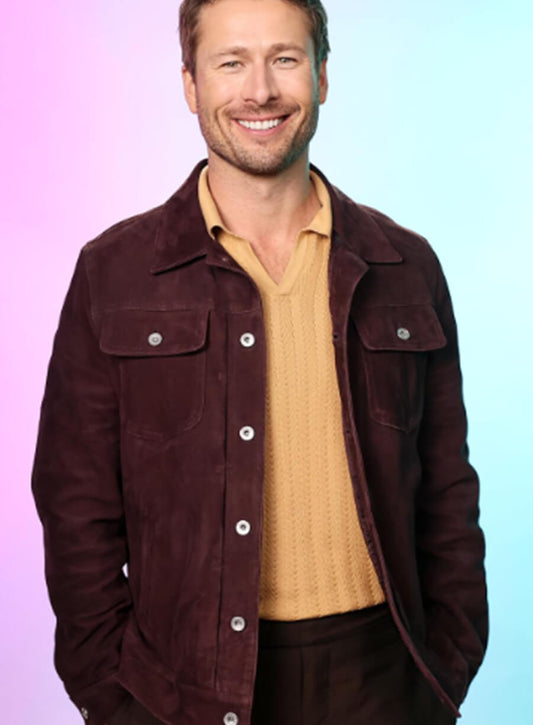 Harpoon Gary Johnson Inspired Brown Suede Leather Leather Jacket - Hit Man 2024 Style
