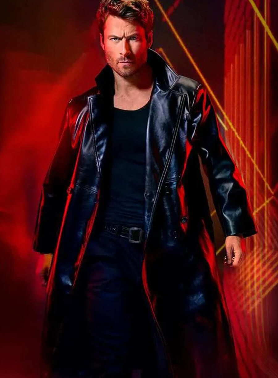 Harpoon Ben Richards Inspired Black Coat - The Running Man 2025 Style
