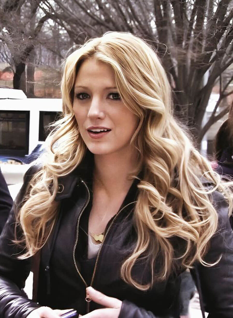Harpoon Blake Lively Inspired Black Real Leather Leather Jacket - Gossip Girl Tv Series Style