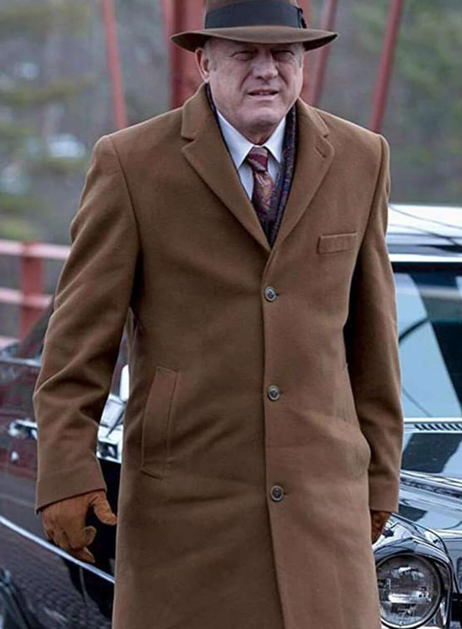 Harpoon John Doman Inspired Brown Wool Fabric Coat - Gotham Style