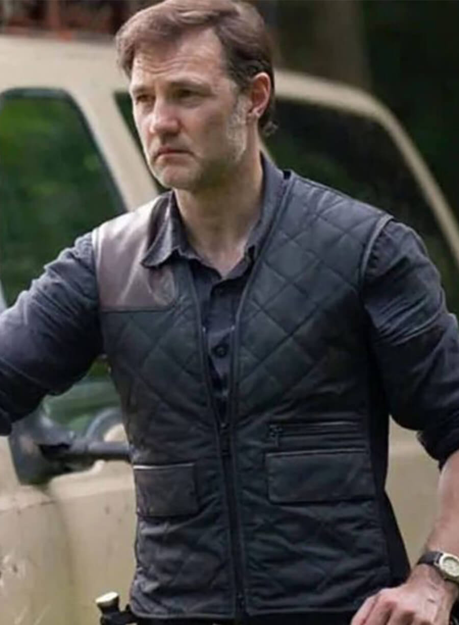 Harpoon The Governor Inspired Black Cotton Jacket - The Walking Dead Series Style