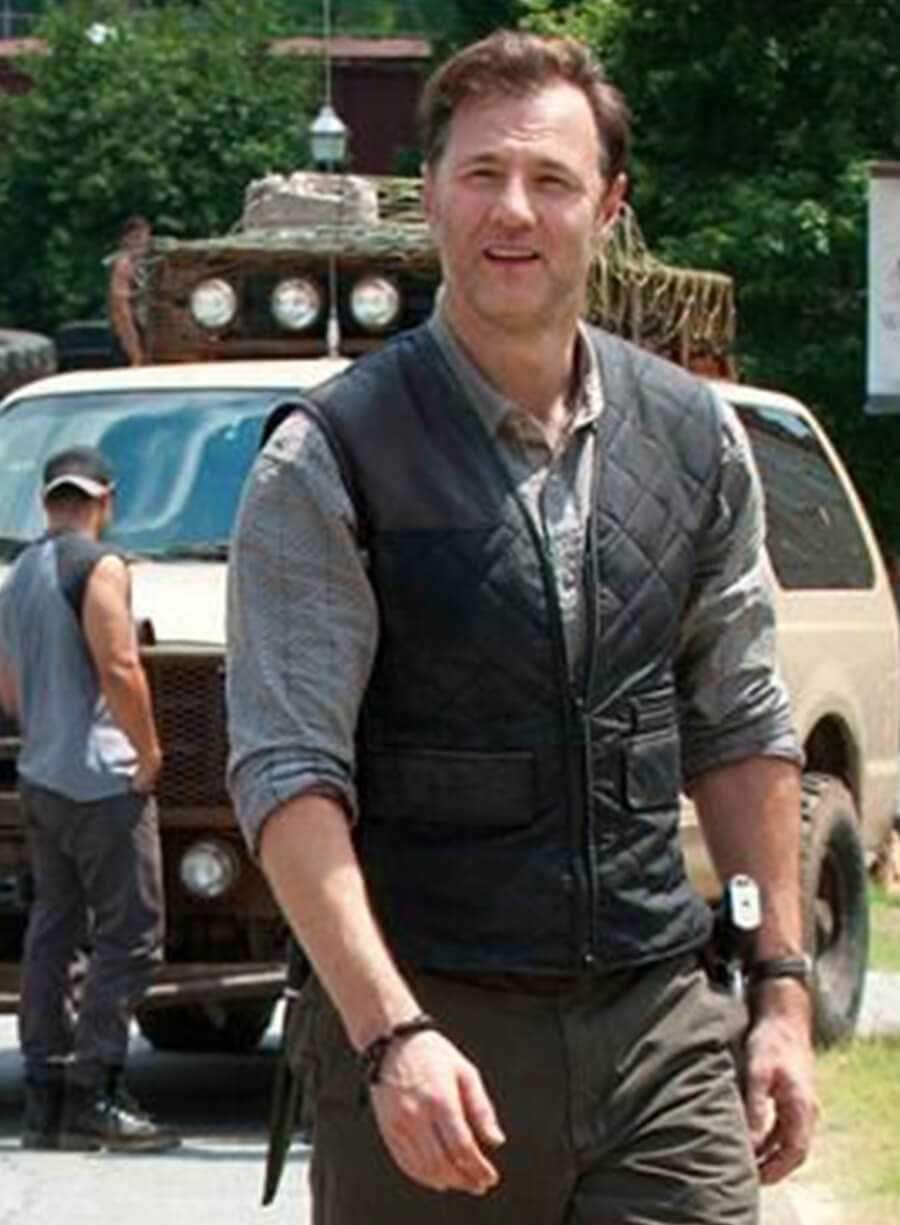 Harpoon The Governor Inspired Black Cotton Jacket - The Walking Dead Series Style
