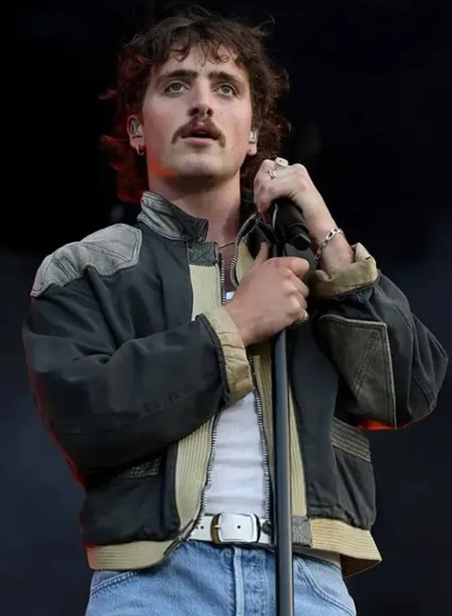 Harpoon Benson Boone Governors Ball Inspired Black Leather Jacket