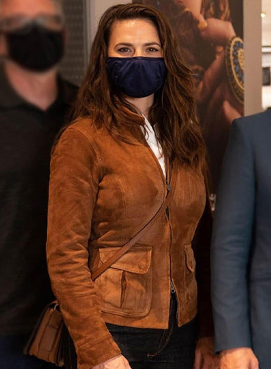 Harpoon Grace Inspired Brown Leather Jacket - Impossible - Dead Reckoning Style