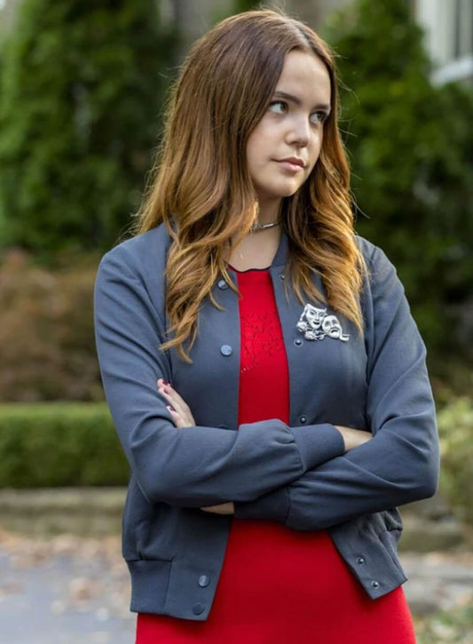 Harpoon Grace Russell Inspired Blue Bomber Jacket - Good Witch Style