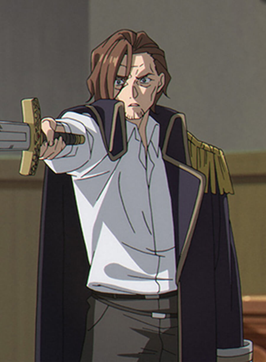 Harpoon Graf Granat Inspired Blue Coat - Frieren: Beyond Journey's End Style