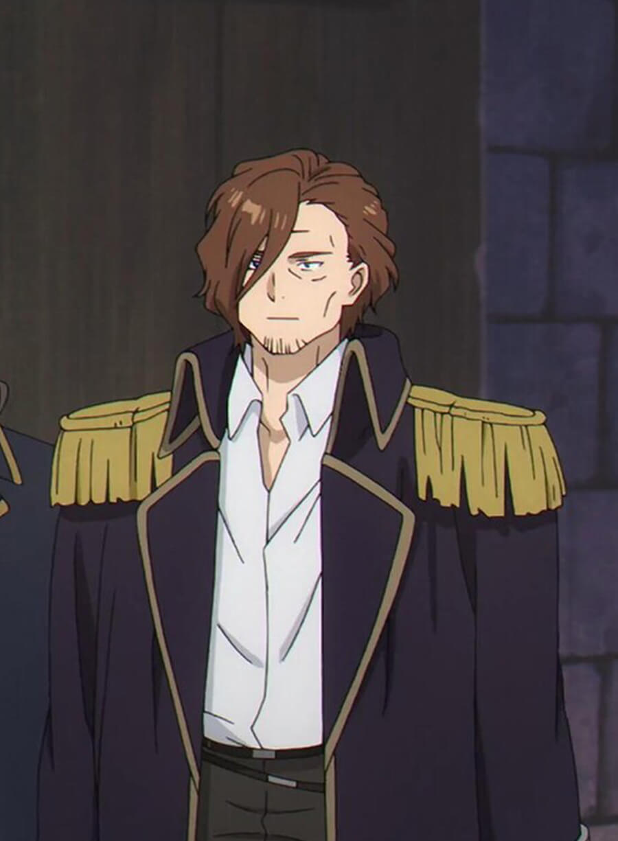 Harpoon Graf Granat Inspired Blue Coat - Frieren: Beyond Journey's End Style