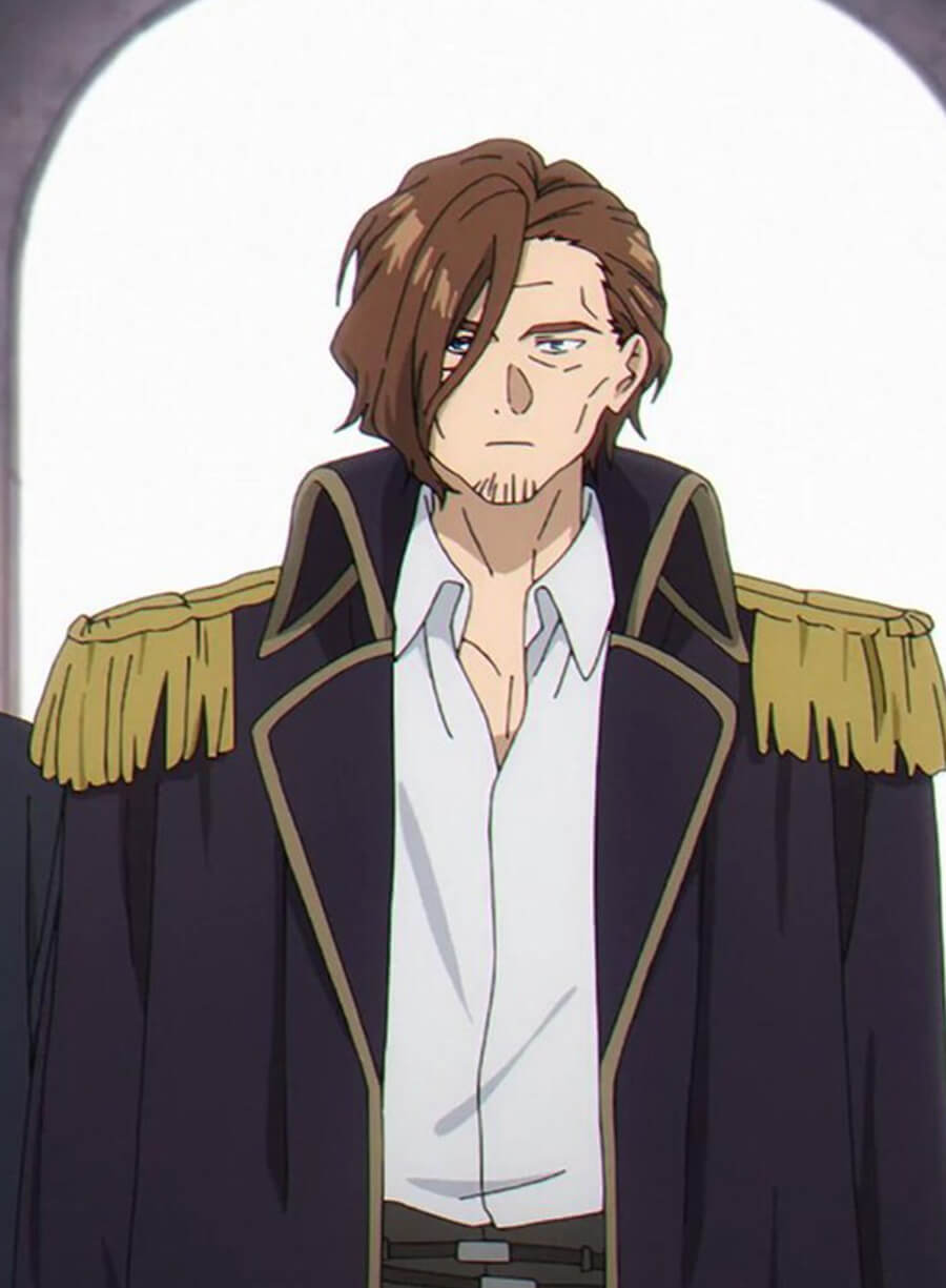 Harpoon Graf Granat Inspired Blue Coat - Frieren: Beyond Journey's End Style