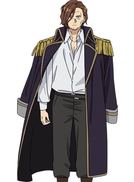 Harpoon Graf Granat Inspired Blue Coat - Frieren: Beyond Journey's End Style