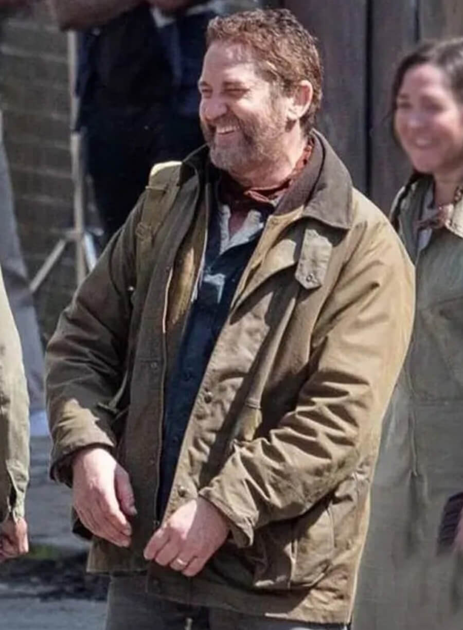Harpoon John Garrity Inspired Brown Cotton Jacket - Greenland 2 Migration 2026 Style