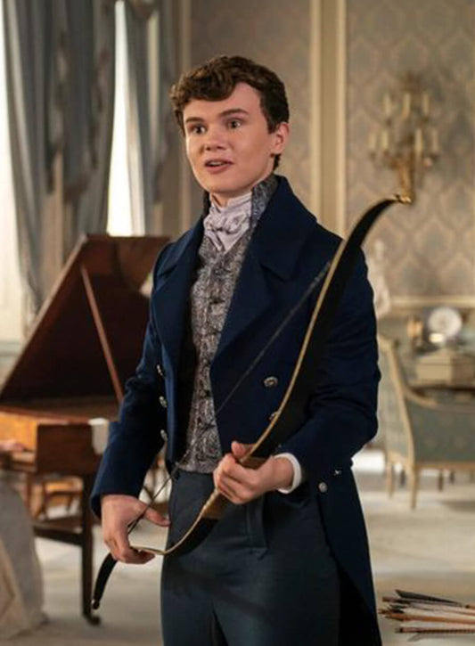 Harpoon Gregory Bridgerton Inspired Blue Coat