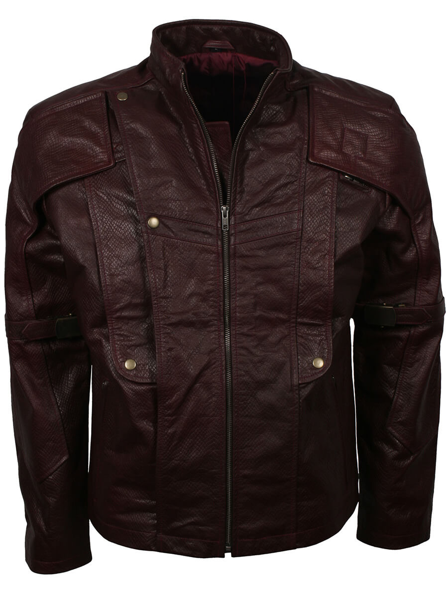 Harpoon Pete Quill Inspired Brown Leather Jacket - Guardian Of Galaxy Style
