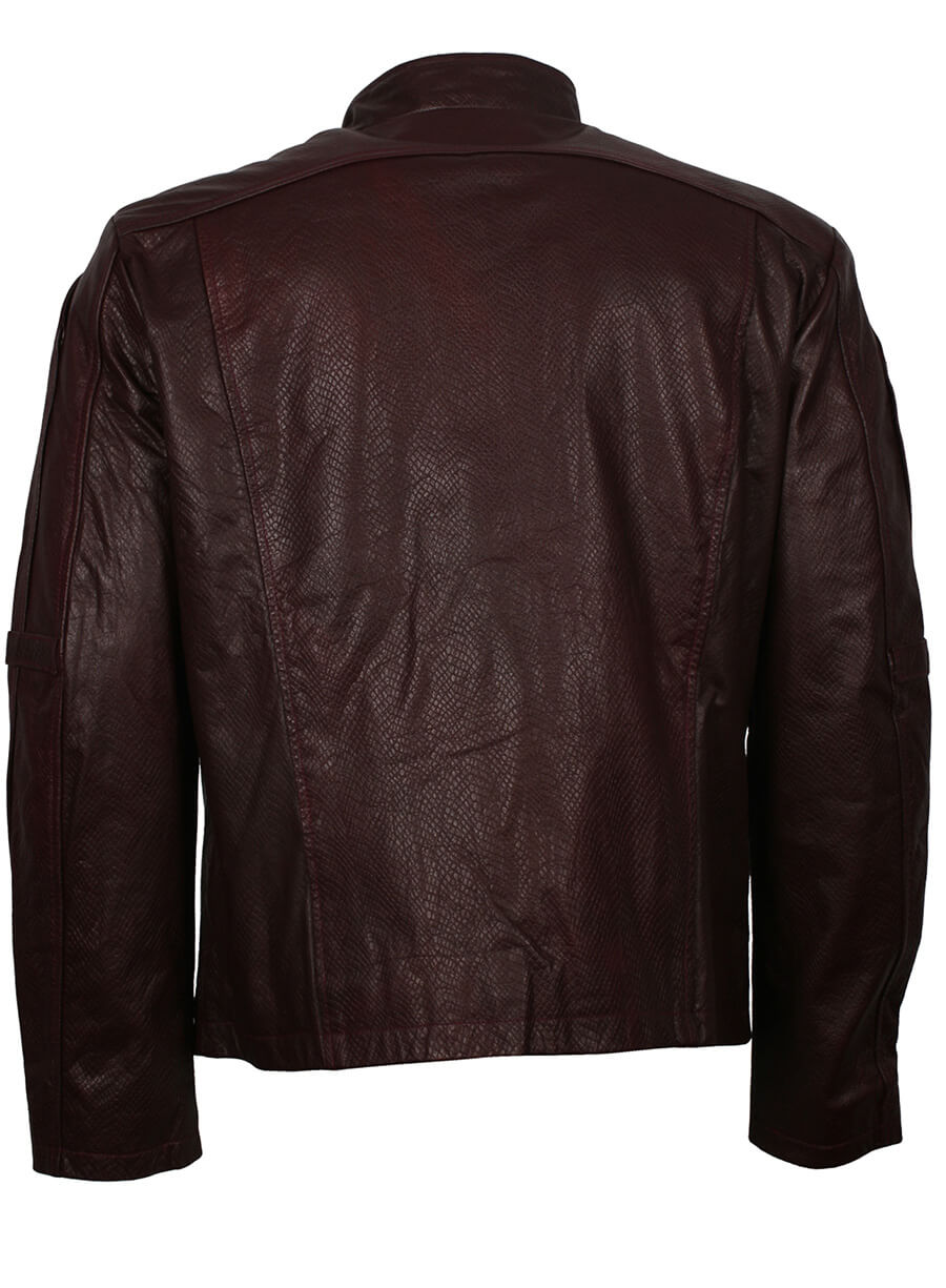 Harpoon Pete Quill Inspired Brown Leather Jacket - Guardian Of Galaxy Style