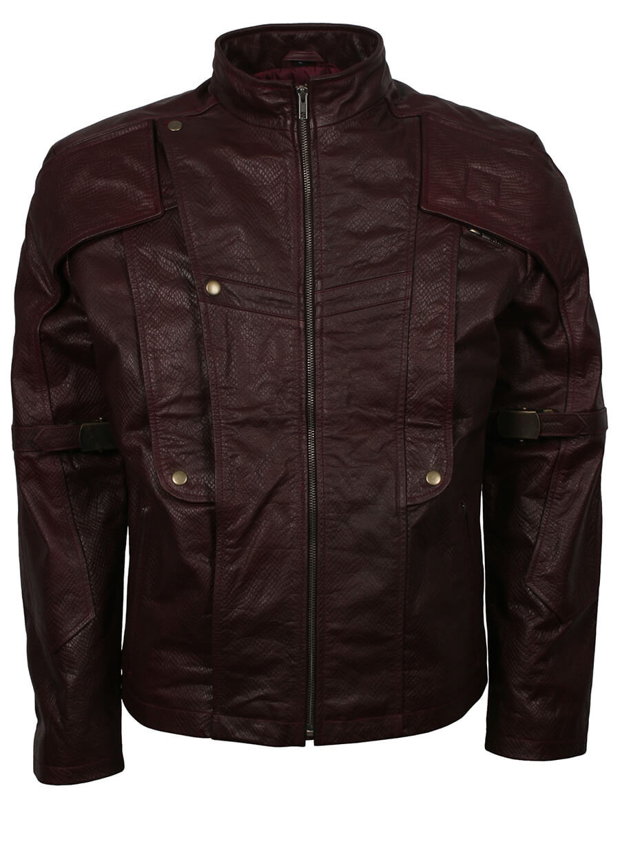 Harpoon Pete Quill Inspired Brown Leather Jacket - Guardian Of Galaxy Style