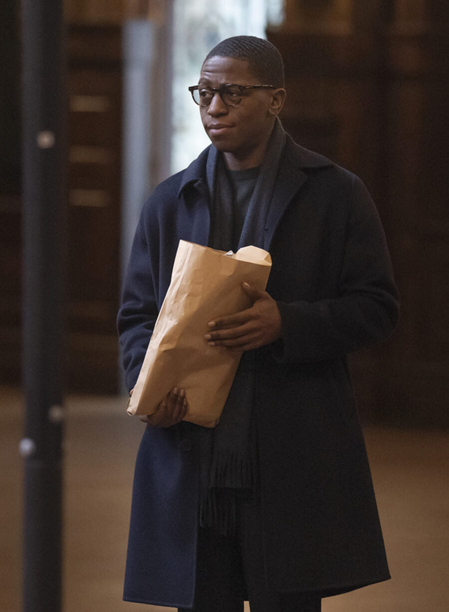Harpoon Gus Sackey Inspired Black Coat - Industry S2 Style