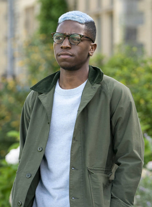 Harpoon Gus Sackey Inspired Green Cotton Jacket - Industry S2 Style