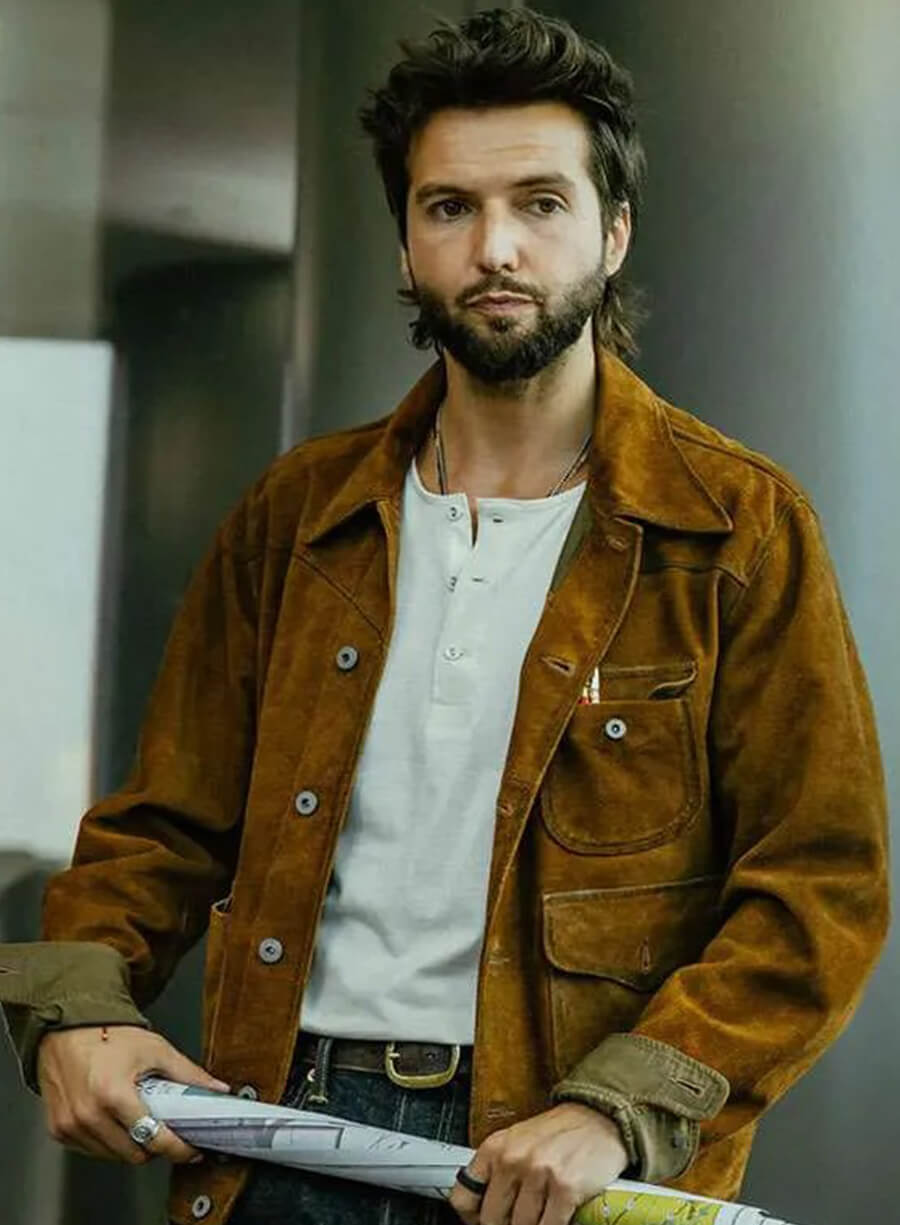 Harpoon Charlie Inspired Brown Leather Jacket - Landman Style