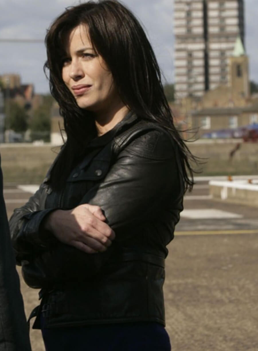 Harpoon Gwen Cooper Inspired Black Leather Jacket - Torchwood Style
