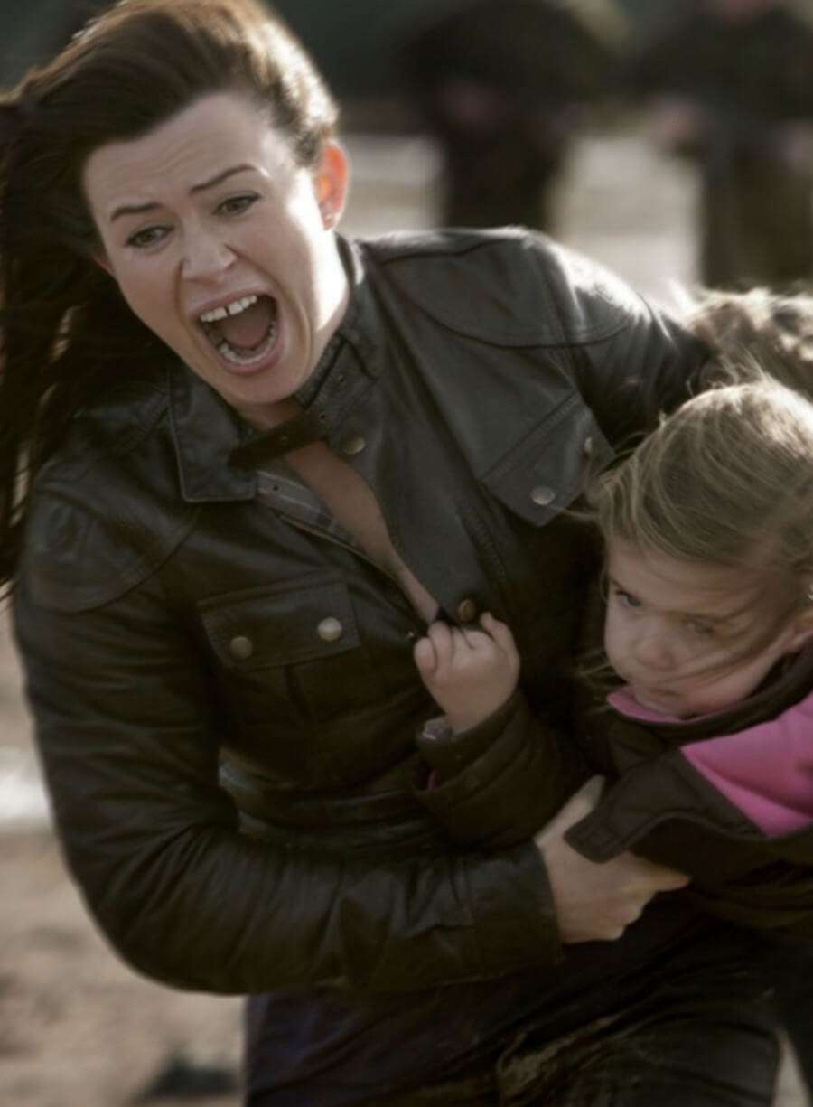 Harpoon Gwen Cooper Inspired Black Leather Jacket - Torchwood Style