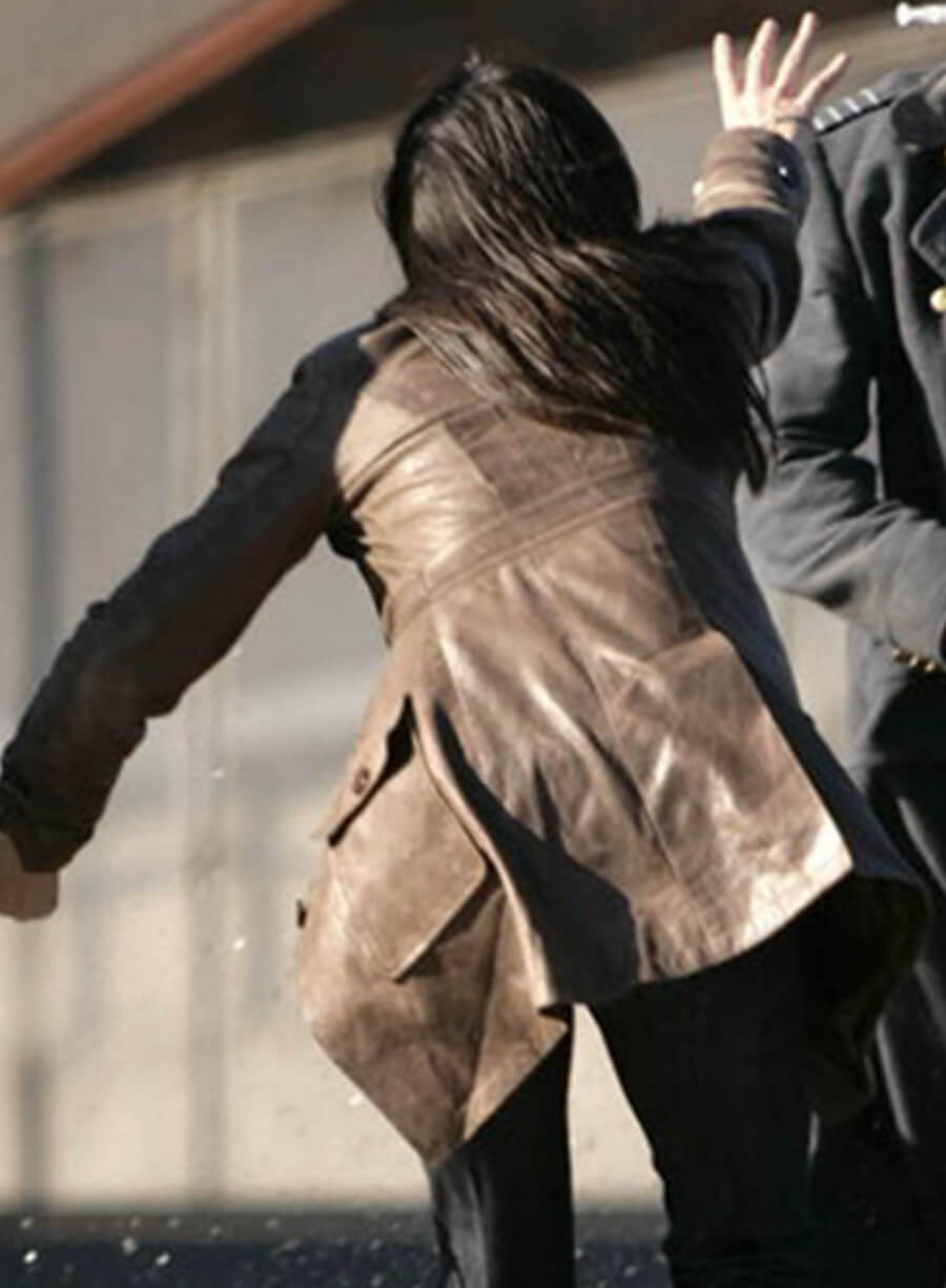 Harpoon Gwen Cooper Inspired Brown Coat - Torchwood Style