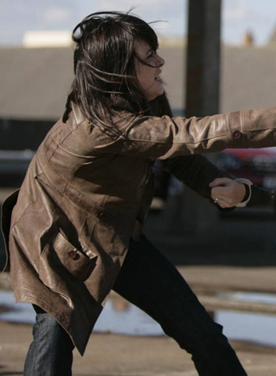 Harpoon Gwen Cooper Inspired Brown Coat - Torchwood Style