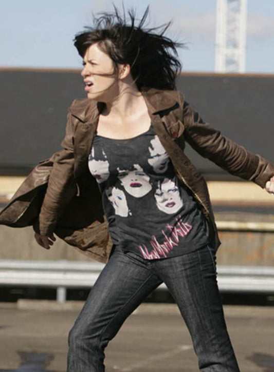 Harpoon Gwen Cooper Inspired Brown Coat - Torchwood Style