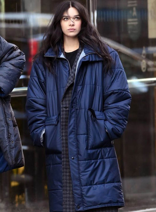 Harpoon Hailee Steinfeld Puffer Inspired Blue Coat