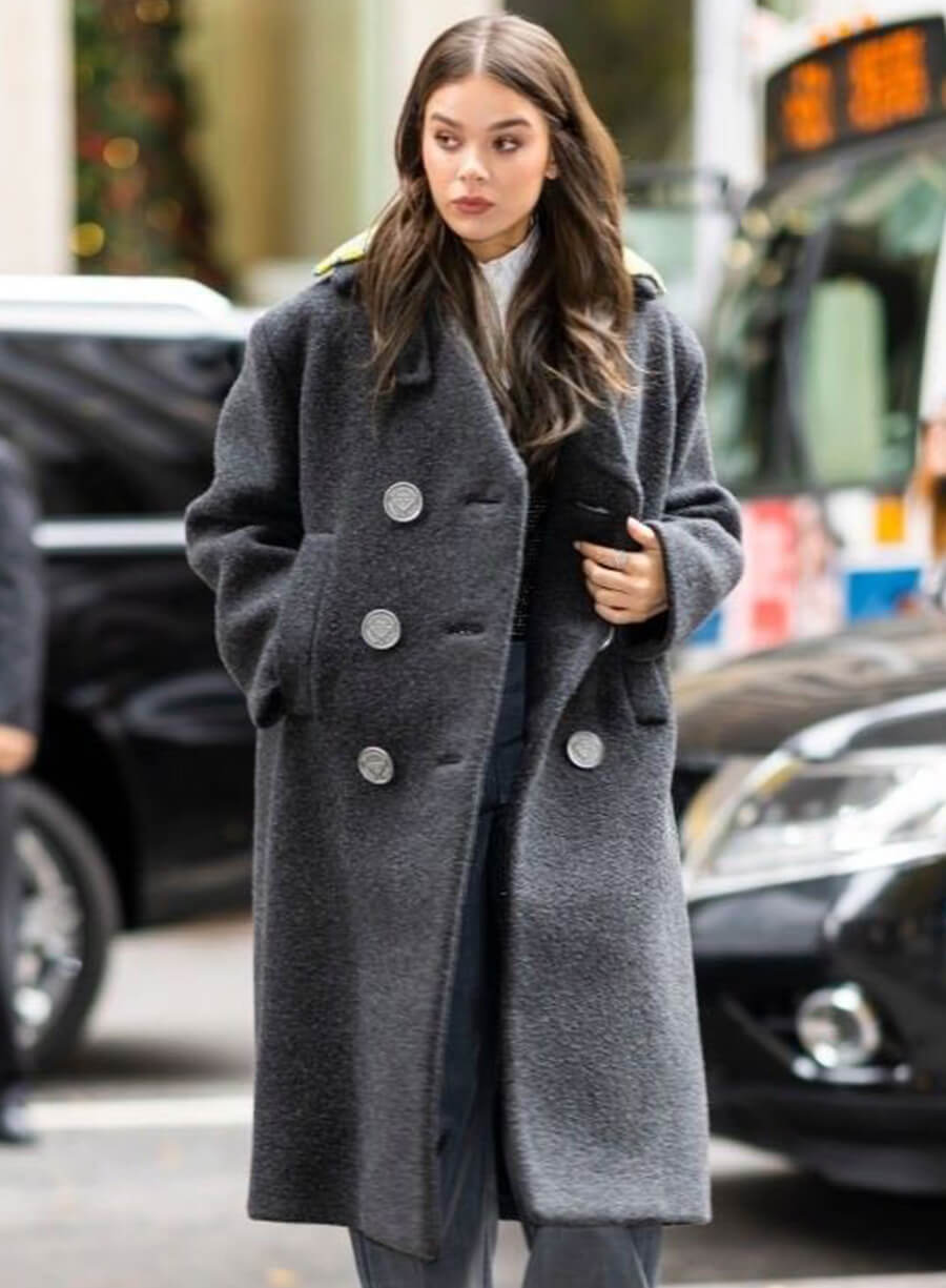 Harpoon Hailee Steinfeld Inspired Black Coat