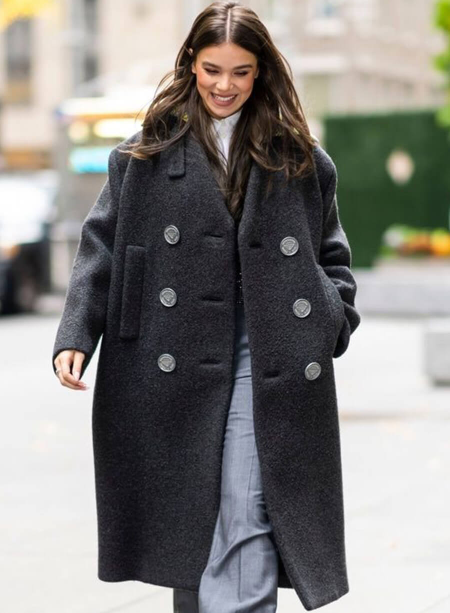 Harpoon Hailee Steinfeld Inspired Black Coat