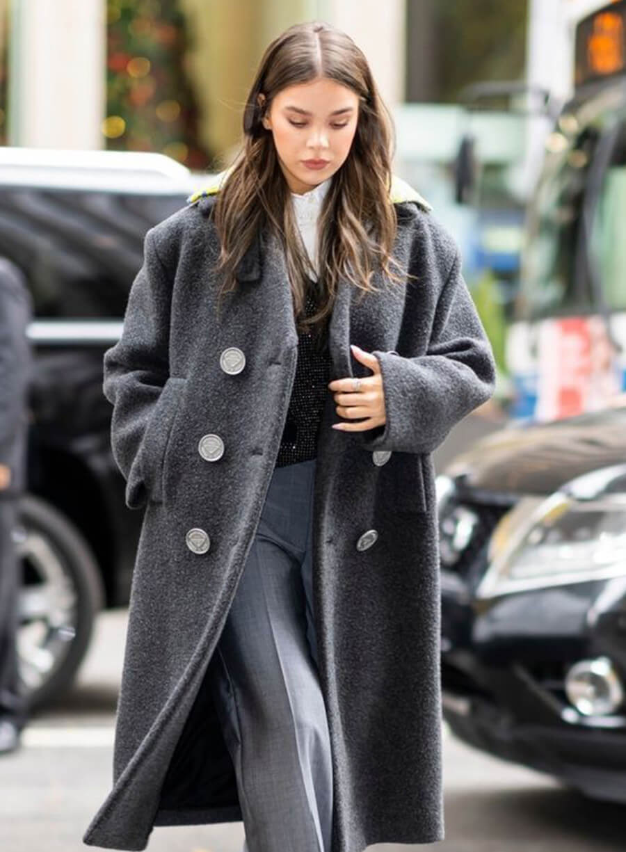 Harpoon Hailee Steinfeld Inspired Black Coat