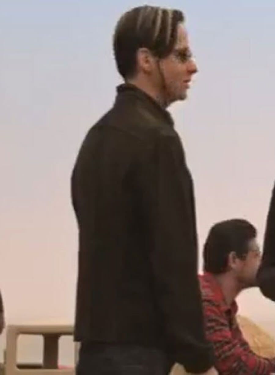 Harpoon Hal Carter Inspired Black Leather Jacket - The Sandman Style