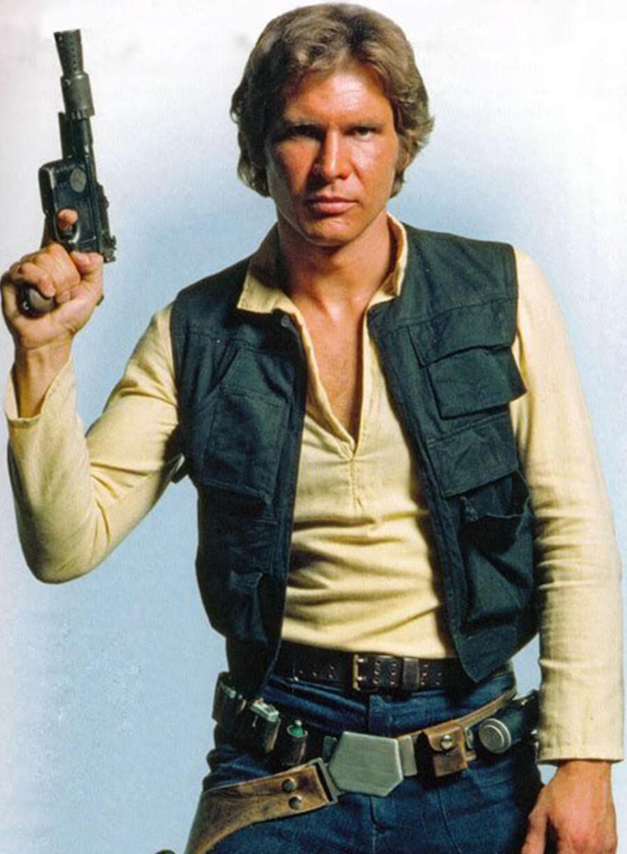 Harpoon Han Solo Inspired Black Cotton Jacket - Star Wars: The Force Awakens Style