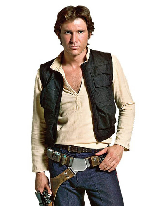 Harpoon Han Solo Inspired Black Cotton Jacket - Star Wars: The Force Awakens Style