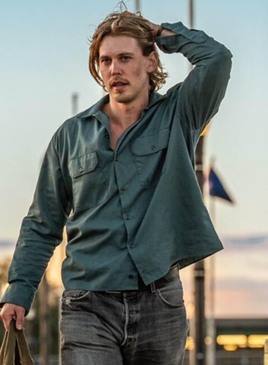 Harpoon Hank Thompson Inspired Blue Cotton Fabric Cotton Jacket - Caught Stealing 2025 Style