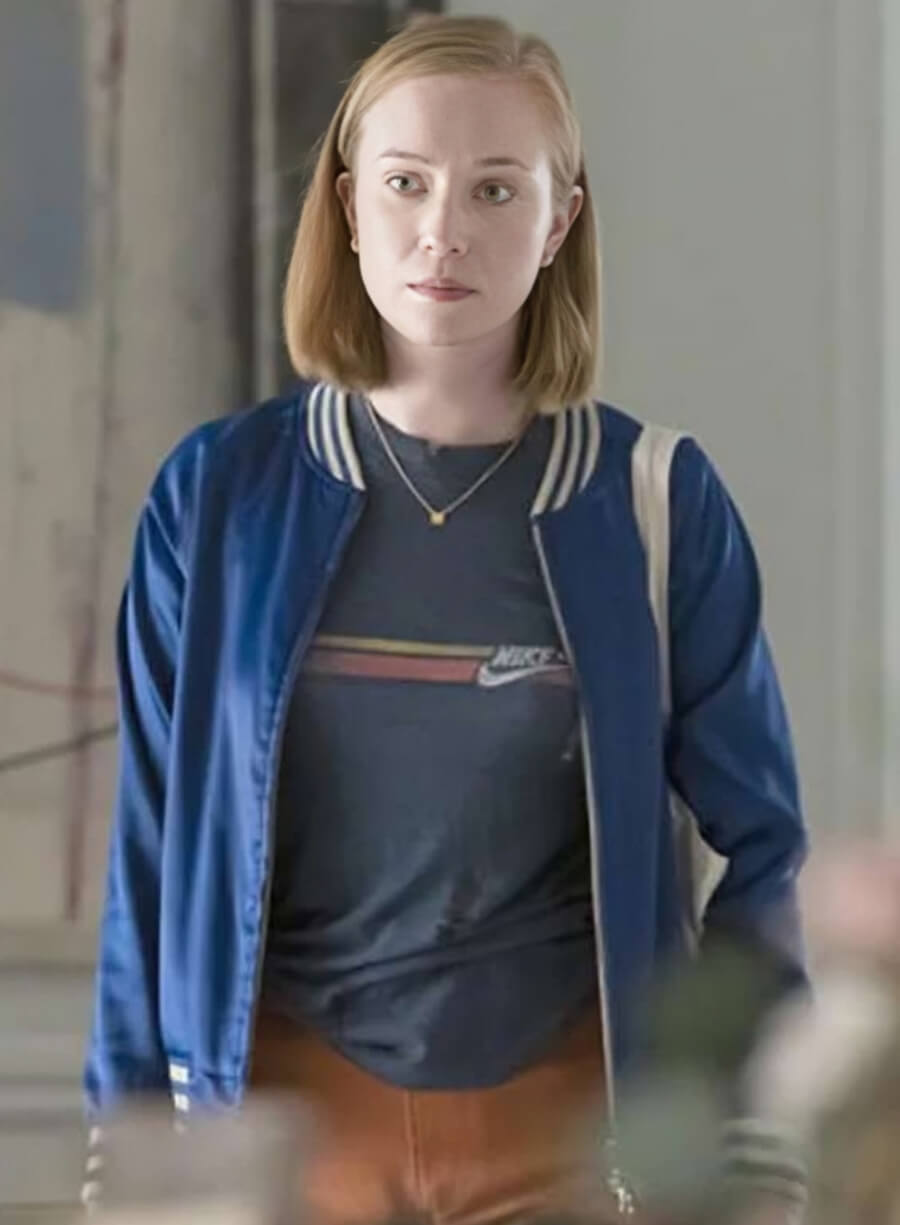 Harpoon Ava Daniels Inspired Blue Bomber Jacket - Hacks Tv Series Style