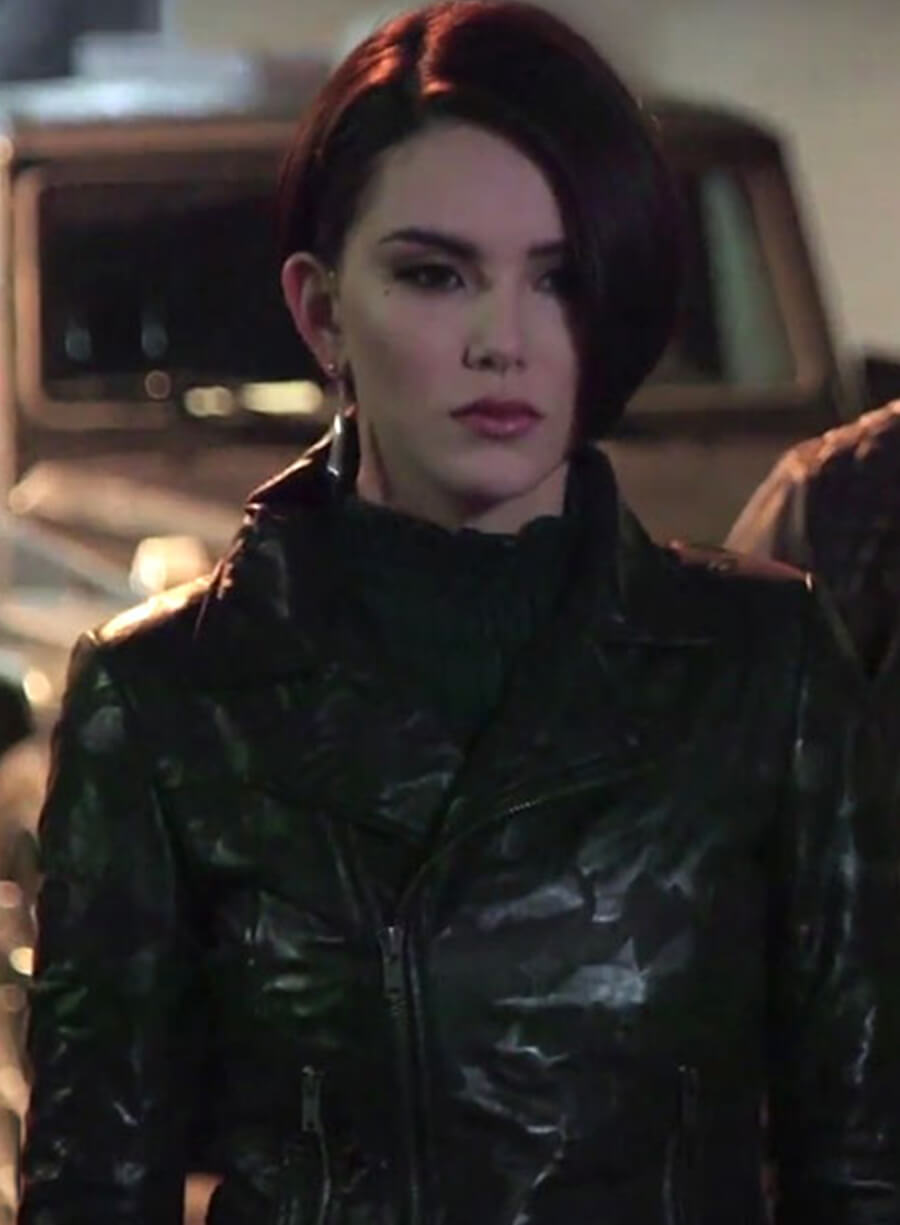Harpoon Xia Inspired Black Leather Jacket - Skyscraper Style