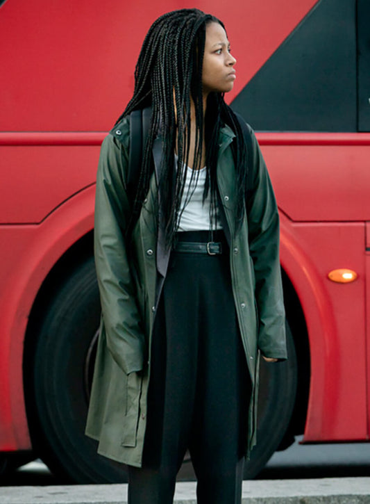 Harpoon Harper Stern Inspired Green Coat - Industry S02 Style